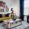 a living room with a couch and a table